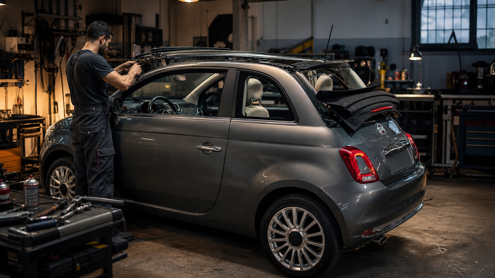RÉPARATION DE CAPOTES FIAT